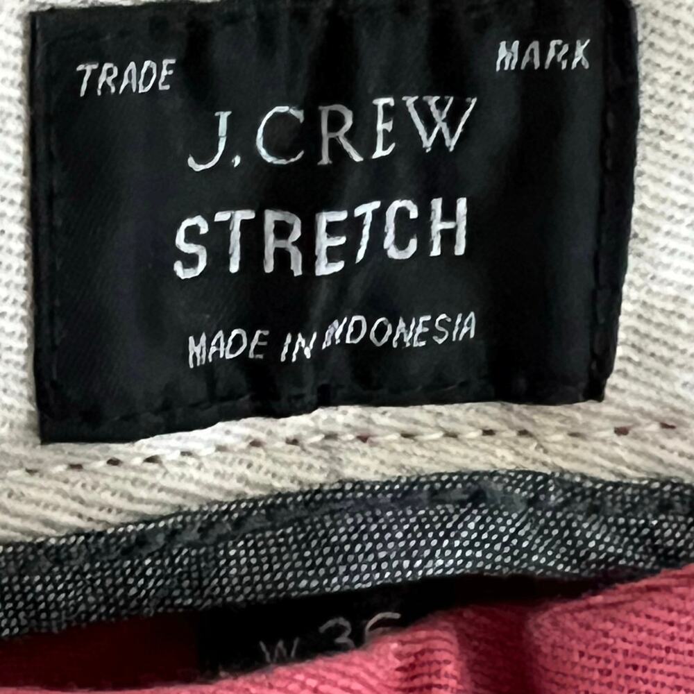 J.Crew Stretch 770 Straight men’s khaki casual pants 36x32 - Picture 10 of 13